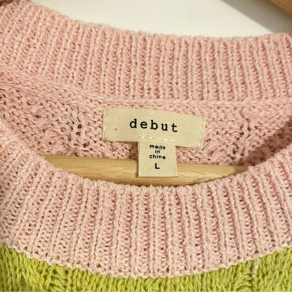 Debut Y2K Striped Pastel Streetwear Casual Minimalist Soft Vest Tank Top Shirt - Picture 3 of 4